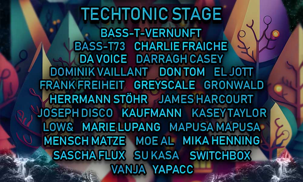 Lineup Techtonic-Stage 2023